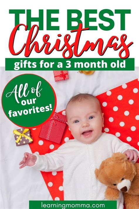 christmas present ideas for 3 month old